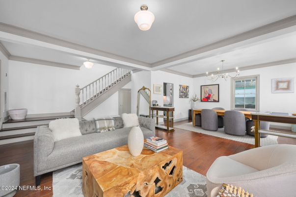 Chandelier, Dining room, Interior, Living room, Wood Texture Flooring