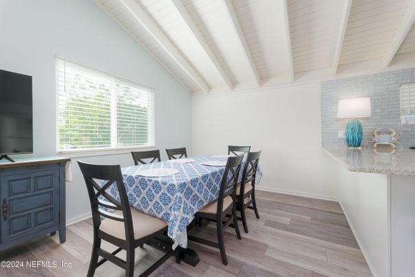 Dining room, Interior, Wood Texture Flooring