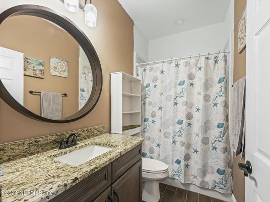 Bathroom, Interior, Wood Texture Flooring