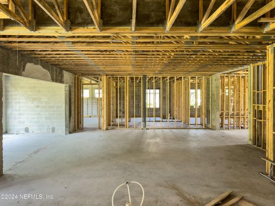 Interior, Stone Walls, Wooden Beams