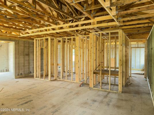 Empty room, Interior, Wooden Beams, Wooden Walls