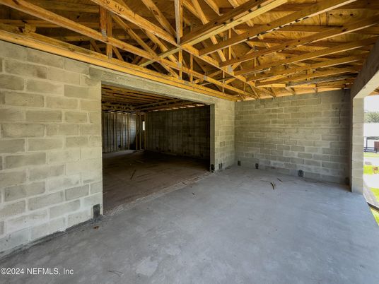 Interior, Stone Walls, Wooden Beams