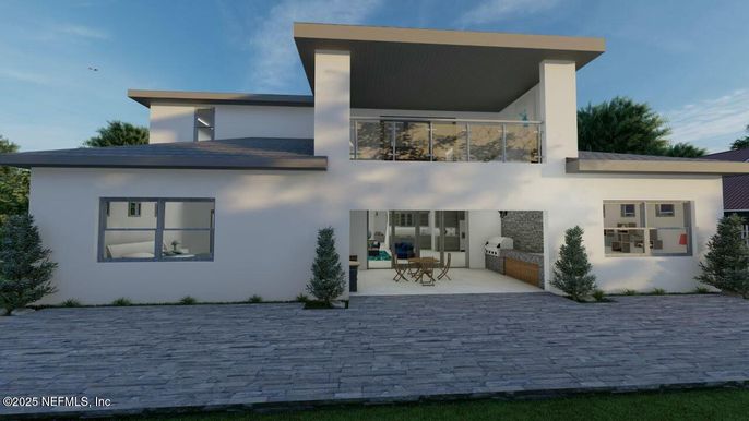 Exterior, Facade, Modern