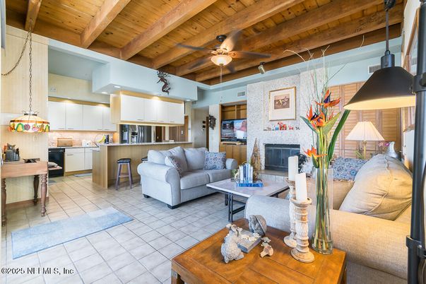 Fireplace, Interior, Kitchen, Living room, Wooden Beams, Wooden Ceilings