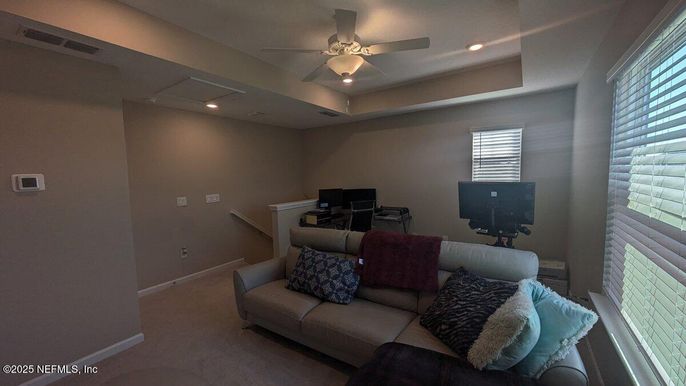Home Office, Interior, Living room, Recessed Lighting