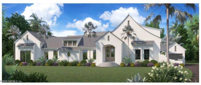 Exterior, Facade, Spanish Mediterranean