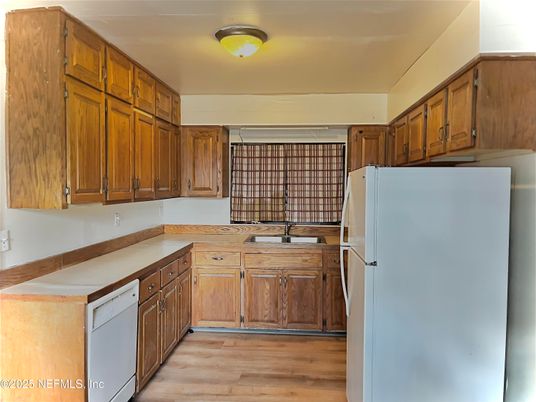 Interior, Kitchen, Wood Texture Flooring