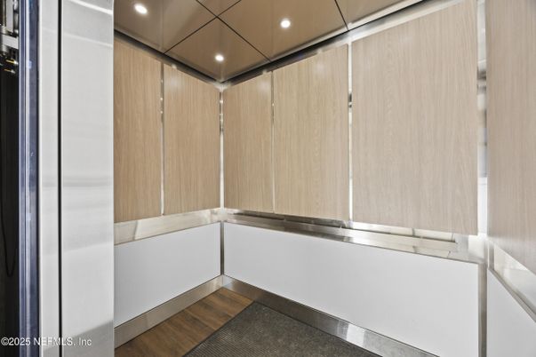Interior, Recessed Lighting, Wood Texture Flooring