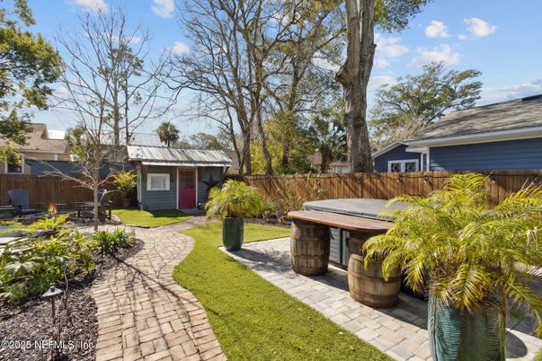 Backyard, Exterior, Hot Tub