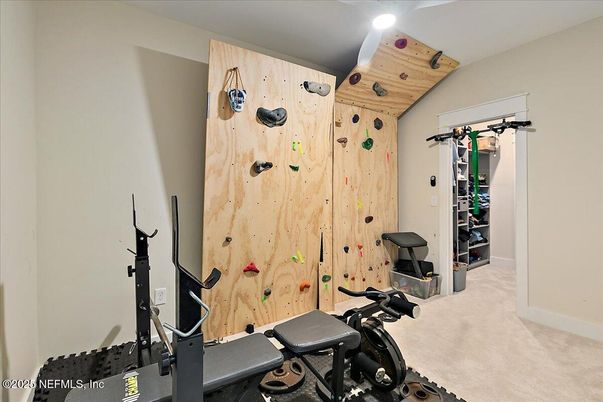 Fitness Equipment, Interior, Recessed Lighting