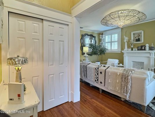 Fireplace, Interior, Wood Texture Flooring