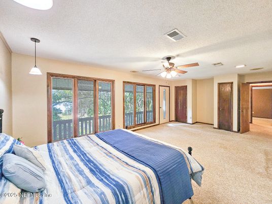 Bedroom, Interior, Pendant Lights, Recessed Lighting