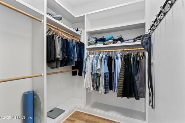Interior, Walk-in Closets, Wood Texture Flooring