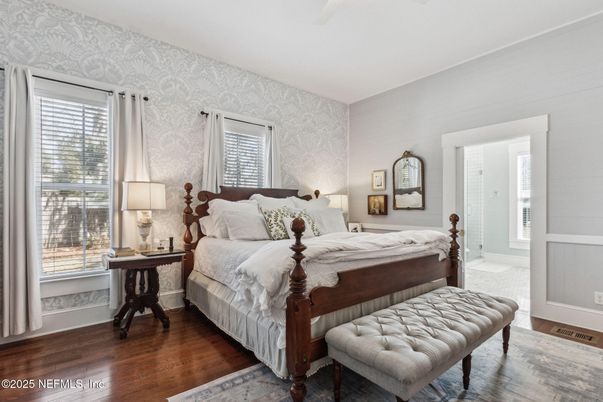 Bedroom, Interior, Wood Texture Flooring