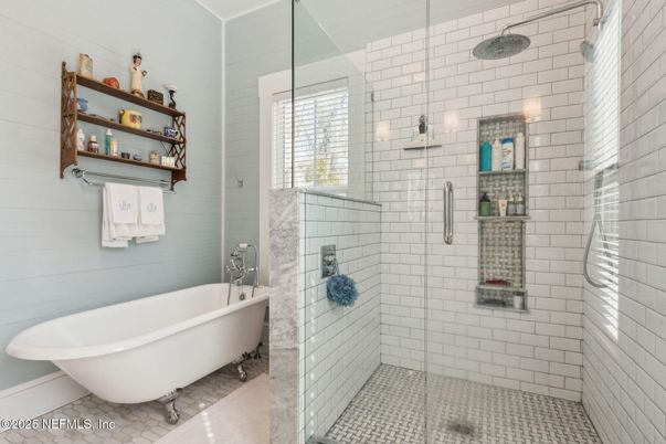 Bathroom, Free Standing Baths, Glass Shower, Interior
