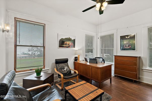 Home Office, Interior, Wood Texture Flooring
