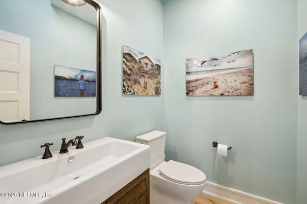 Bathroom, Interior, Wood Texture Flooring