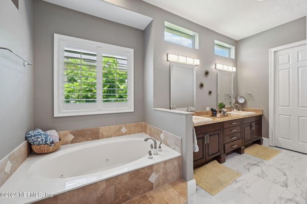 Bathroom, Dual Sink Vanities, Interior, Marble