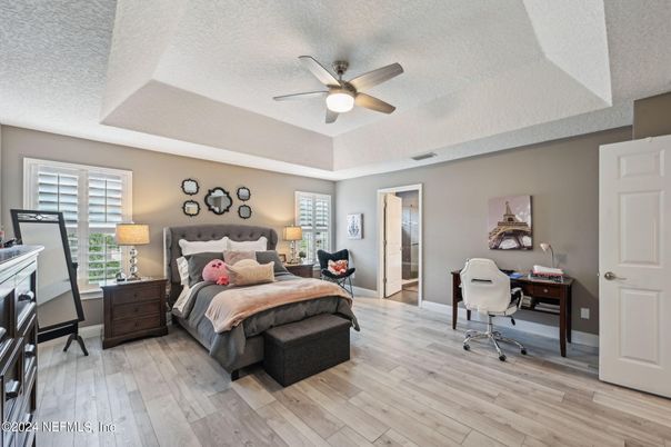 Bedroom, Home Office, Interior, Wood Texture Flooring