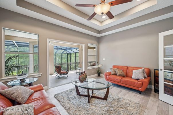 Interior, Living room, Sun Room, Wood Texture Flooring
