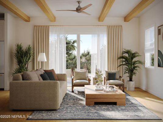 Interior, Living room, Wooden Beams, Wood Texture Flooring