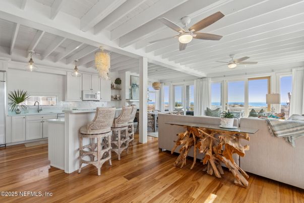 Chandelier, Dining room, Interior, Kitchen, Water, Wood Texture Flooring
