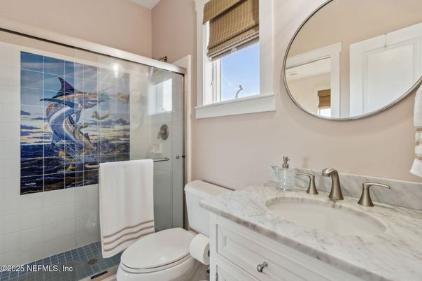 Bathroom, Glass Shower, Interior