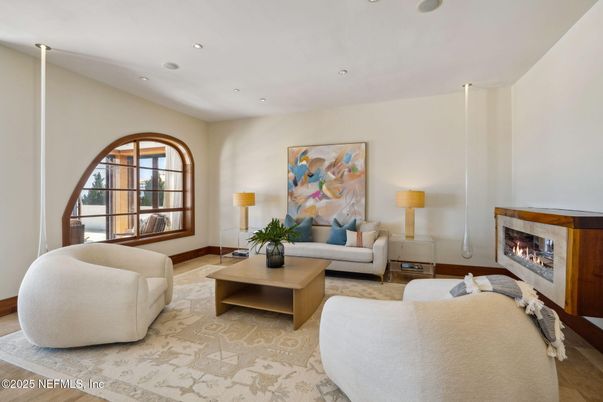 Fireplace, Interior, Living room, Recessed Lighting