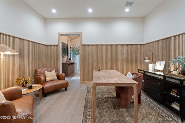 Home Office, Interior, Recessed Lighting