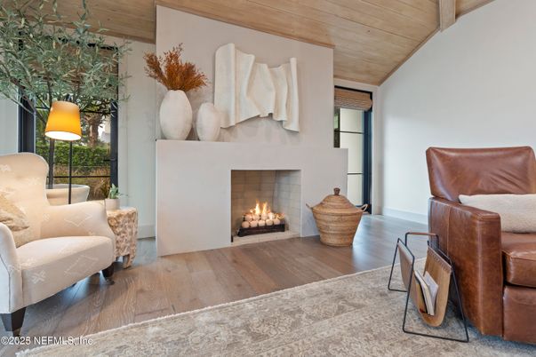Fireplace, Interior, Wooden Ceilings, Wood Texture Flooring