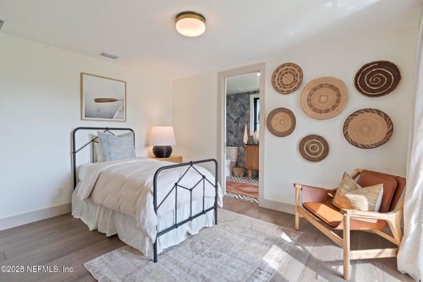 Bedroom, Interior, Wood Texture Flooring