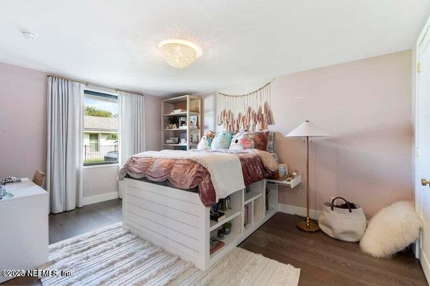 Bedroom, Interior, Wood Texture Flooring