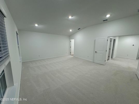 Empty room, Fireplace, Interior, Recessed Lighting