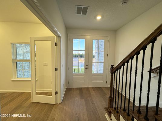 Interior, Recessed Lighting, Wood Texture Flooring