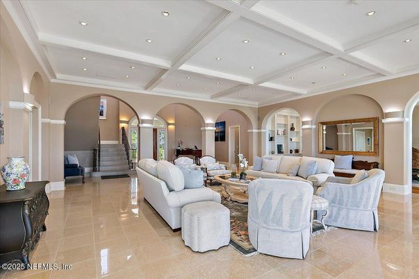 Interior, Living room, Recessed Lighting