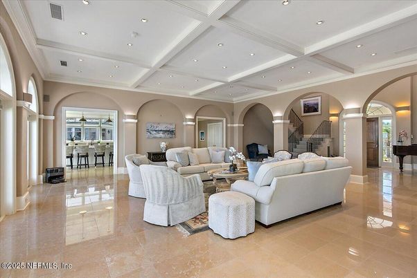 Interior, Living room, Piano, Recessed Lighting