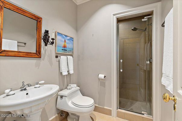 Bathroom, Glass Shower, Interior
