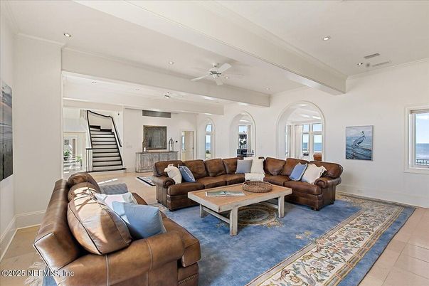 Interior, Living room, Recessed Lighting