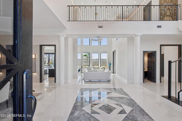 Interior, Marble, Recessed Lighting