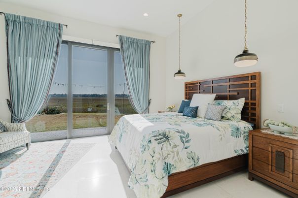 Bedroom, Interior, Pendant Lights, Recessed Lighting