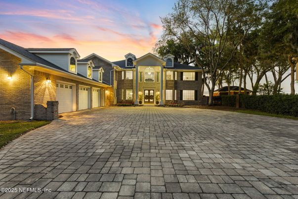 Attached, Exterior, Facade, Brick Facade, French Provincial