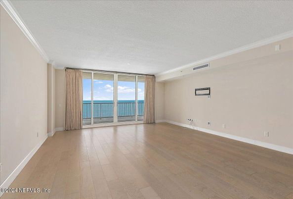 Empty room, Interior, Water, Wood Texture Flooring