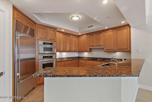 Interior, Kitchen, Recessed Lighting, Stainless Steel Appliances