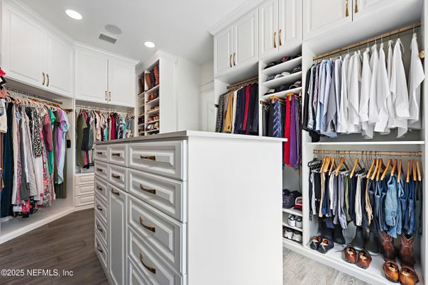 Interior, Recessed Lighting, Walk-in Closets, Wood Texture Flooring