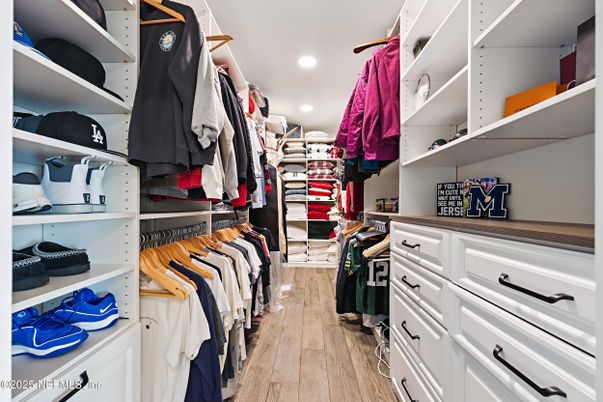 Interior, Recessed Lighting, Walk-in Closets, Wood Texture Flooring