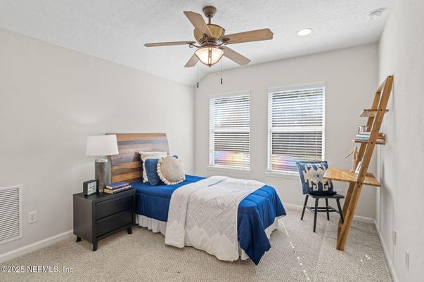 Bedroom, Interior, Recessed Lighting
