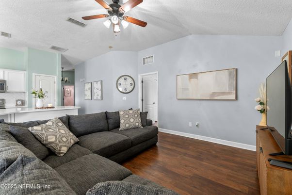 Interior, Kitchen, Living room, Wood Texture Flooring