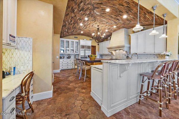 Chandelier, Interior, Kitchen, Pendant Lights, Recessed Lighting, Stainless Steel Appliances