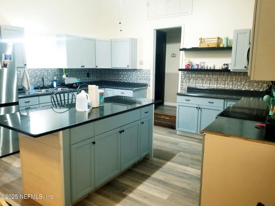 Interior, Kitchen, Wood Texture Flooring
