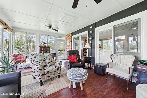 Interior, Living room, Sun Room, Wood Texture Flooring